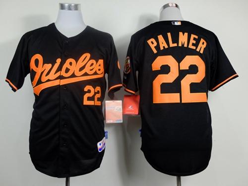 Orioles #22 Jim Palmer Black Cool Base Stitched MLB Jersey - Click Image to Close